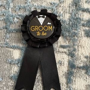 Groom to be pin
